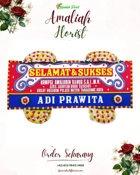 Papan Bunga Ucapan Selamat Nagasepaha